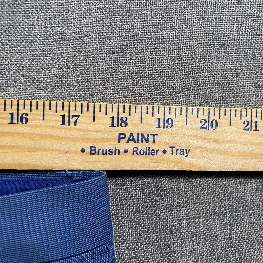 Banana Republic‎ Non Iron Tailored Slim Blue Dress Pants Men 35x30 (Fits 35x26)